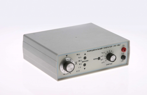 Схема лабораторного генератора сигнала низкой частоты (10Гц-100КГц)